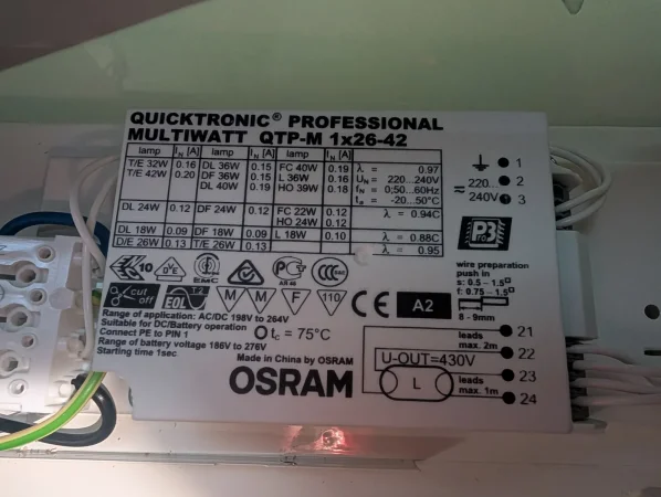 Peilikaapin Osram elektroninen liitäntälaite .webp